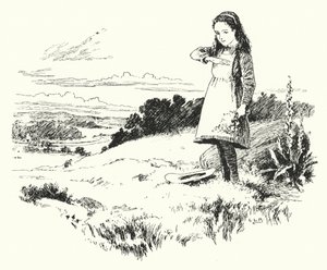 Lady bird, lady bird, fly away home (in engraving) 作： Leonard Leslie Brooke