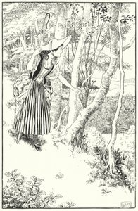 Little Bo-Peep (エングレービング) 作： Leonard Leslie Brooke