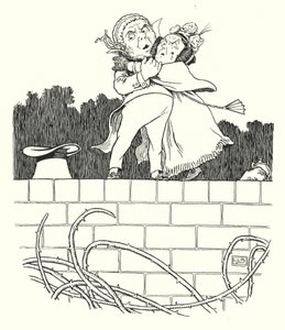 ディスコボロス夫妻（リトグラフ 作： Leonard Leslie Brooke