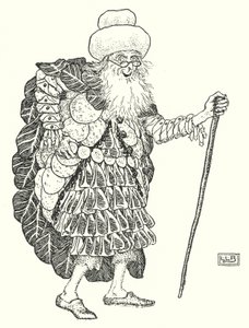 新しい法衣（リトグラフ 作： Leonard Leslie Brooke