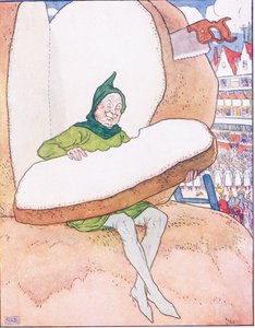 パンの巨大な山 作： Leonard Leslie Brooke