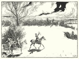 陽気な3人のウェールズ人がいた(彫刻) 作： Leonard Leslie Brooke
