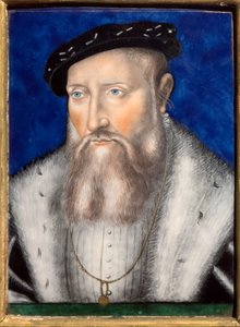クロード・ド・ギーズ 1567年頃（銅にポリクローム・エナメル） 作： Leonard Limosin
