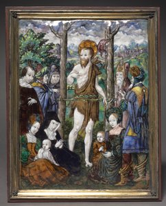 説教、1500年代。 作： Leonard Limousin