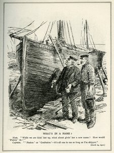 ロイドジョージと船「連合」、1920