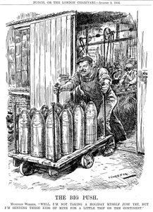 ビッグプッシュ、1916年 作： Leonard Raven Hill