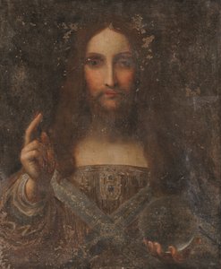 サルバトール・ムンディ（油彩・キャンバス） 作： Leonardo da (after) Vinci