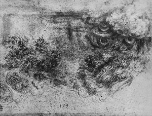 大洪水、c1480 1945 作： Leonardo da Vinci