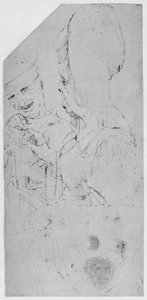 グロテスクな結納、c1480 1945 作： Leonardo da Vinci