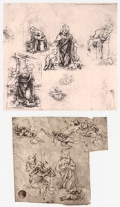 子供の礼拝、c1483 作： Leonardo da Vinci