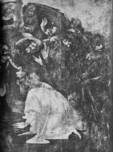 賢者の崇拝-右下部分、c1481 1945 作： Leonardo da Vinci