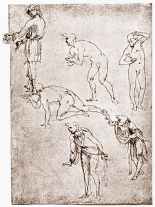 羊飼いの礼拝、c1478-1480。 作： Leonardo da Vinci