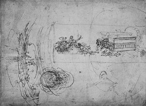 寓意的表現、c1480 1945 作： Leonardo da Vinci
