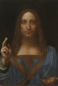 コルコバードのキリスト像（救世主ムンディ）。 1499〜1500年頃 作： Leonardo da Vinci