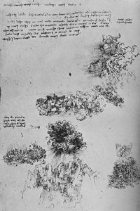 地球上の天国から降った雨、c1480 1945 作： Leonardo da Vinci