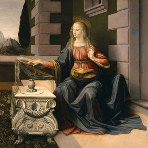 受胎告知 作： Leonardo da Vinci