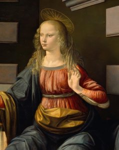 受胎告知 作： Leonardo da Vinci