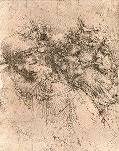 似顔絵のドローイング、c1472-c1519 1883 作： Leonardo da Vinci