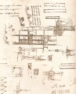 城と別荘のプロジェクトの図面、c1472-c1519 1883