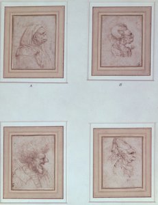 4つの風刺画 作： Leonardo da Vinci