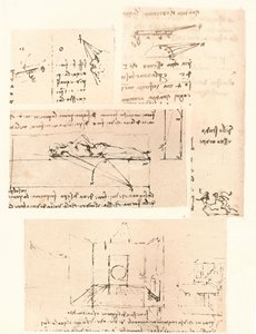 絵画の実践を示す4つの図、c1472-c1519 1883 作： Leonardo da Vinci