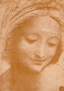 女性の首、15世紀、1932年 作： Leonardo da Vinci
