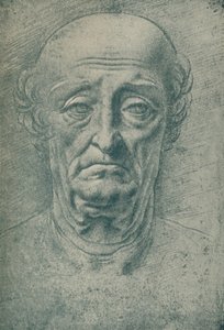 老人の頭、15世紀、1932年 作： Leonardo da Vinci