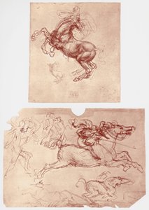 馬の飼育、騎手と兵士、c1504。