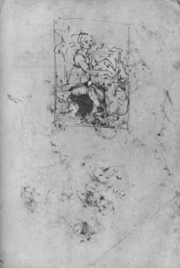 ユニコーンの乙女、c1478-1480 1945 作： Leonardo da Vinci