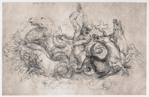 ネプチューン、c1504 作： Leonardo da Vinci