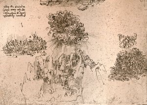 自然現象の表現、c1472-c1519 1883 作： Leonardo da Vinci