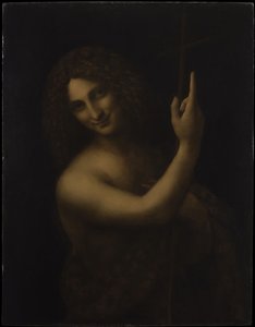 洗礼者聖ヨハネ、1513-1516。 作： Leonardo da Vinci