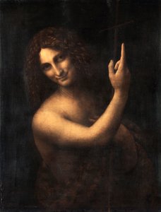 洗礼者聖ヨハネ、1513-1516 作： Leonardo da Vinci
