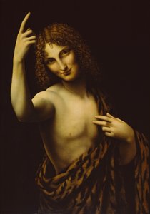 洗礼者ヨハネ、16世紀 作： Leonardo da Vinci