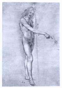 セントジョンザバプティスト、c1478。 作： Leonardo da Vinci
