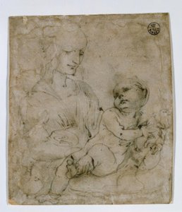 マドンナと猫の研究 作： Leonardo da Vinci