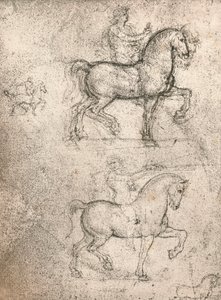 スフォルツァ記念碑の研究、c1482-c1499 1883