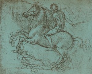 スフォルツァ記念碑の研究、c1482-c1499 1883 作： Leonardo da Vinci