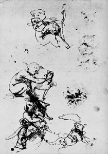 猫のいる子供に関する研究、1478〜1481 1945 作： Leonardo da Vinci