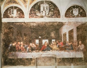 最後の晩餐 作： Leonardo da Vinci