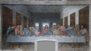 最後の晩餐 作： レオナルド・ダ・ヴィンチ