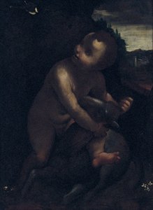 幼児の洗礼者聖ヨハネ 作： Leonardo da Vinci