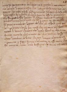 The Codex Trivulzianus からの無署名の抜粋 作： Leonardo da Vinci