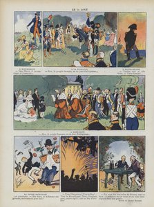 8月15日。ル・リールのイラスト 作： Leonce Burret