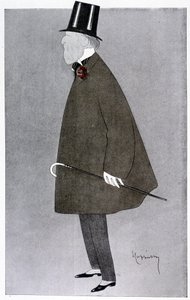 ジャック・ドゥーセの「ファンタジオ」でのコミックポートレート。 作： Leonetto Cappiello