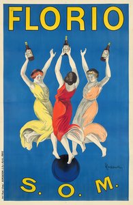 フロリオ、1911年頃 作： Leonetto Cappiello