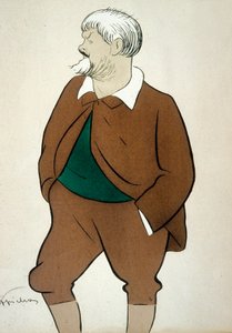 Jean Richepin (1849-1926) フランスの詩人 Drawing by Cappiello 作： Leonetto Cappiello