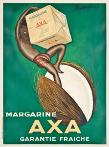 1931年のAxaマーガリンの広告ポスター