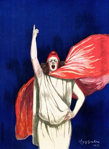 1923年、レオネット・カッピエッロ（1875-1942）による『The Daily』のポスター 個人蔵 作： Leonetto Cappiello