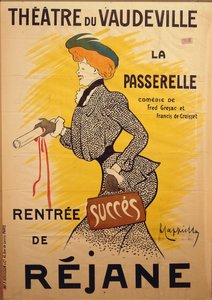 ヴォードヴィル劇場：レオネット・カッピエーロ（1875-1942）作「ラ・パセレル」、挿絵 作： Leonetto Cappiello